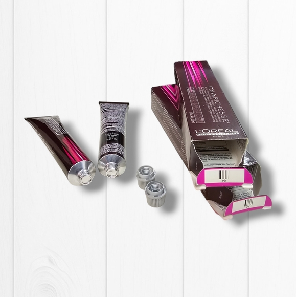 L'Oreal Professionnel DIARichesse 2 Tubes Ammonia-Free 6.24/6VC Iced Tea - Picture 13 of 16